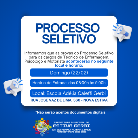 processo seletivo