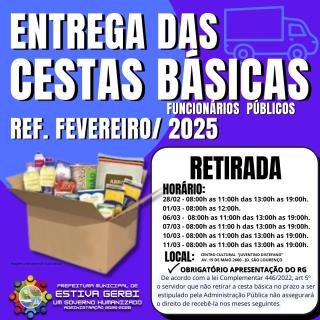 ENTREGA DAS CESTAS BÁSICAS
