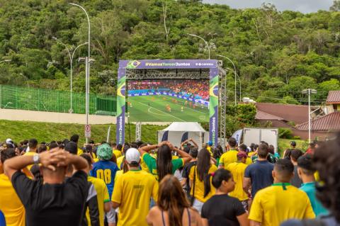 Prefeitura de Guararema vai transmitir jogos do Brasil na Copa do Mundo em telão - Guararema - Crédito foto Comunicação PMG (3)