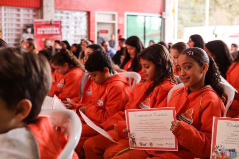 Prefeitura de Guararema celebra formatura de alunos do Programa Bombeiro na Escola - Guararema - Crédito foto Warley Kenji - Comunicação PMG (1)
