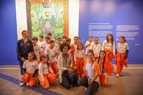 Programa Visitando Museus leva alunos do 5º ano de Guararema ao Museu Afro Brasil - Guararema - Crédito foto Warley Kenji - Comunicação PMG (2)