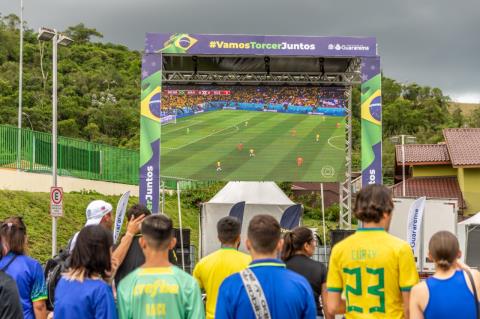 Prefeitura de Guararema vai transmitir jogos do Brasil na Copa do Mundo em telão - Guararema - Crédito foto Comunicação PMG (2)