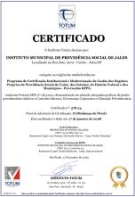 CERTIFICADO PRÓ GESTÃO