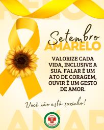 🌻 Setembro Amarelo 💛