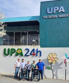 Consirj agradece ao Rotary Club de Jales Grandes Lagos pela doação de cadeiras de rodas.