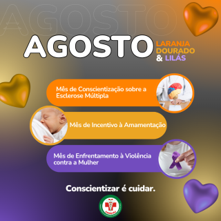 Agosto: Mês Laranja, Dourado e Lilás