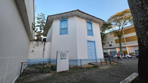 Obras na Capela do Pilar incluem reparos nas paredes de taipa, arco-cruzeiro e cobertura