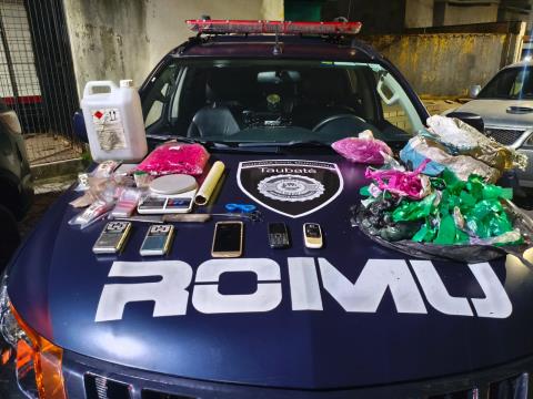 Ronda Ostensiva da Guarda Civil apreende drogas e arma em área de mata no Cecap 3