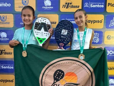 Atletas Sub-12 de Taubaté lideram ranking paulista e brasileiro de Beach Tennis
