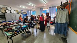 Fundo Social realiza nova edição do Armário Solidário, agora no Santa Luzia Rural