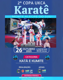 2ª COPA UKCA Karatê MONTE ALEGRE DO SUL