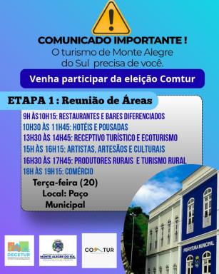 Convocação para Reuniões de Áreas