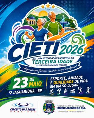 Feliz Idade de Monte Alegre do Sul participa da 16ª Copa Integração Esportiva da Terceira Idade