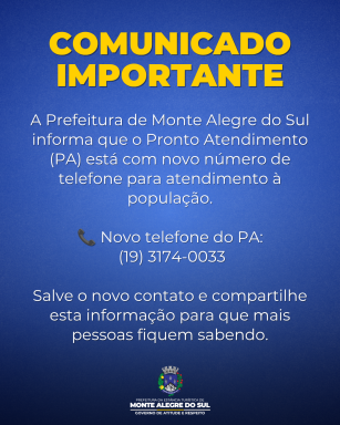 Comunicado Saúde