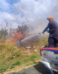 Defesa Civil controla foco de incêndio no Jardim Menino Jesus (1)