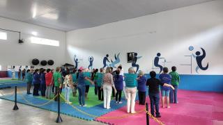 Grupo Feliz Idade participa de aula especial de Karatê (1)