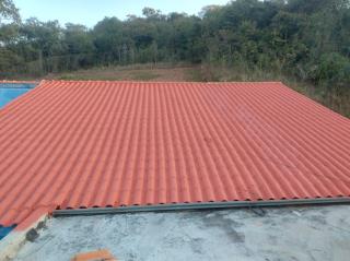 Obras no telhado da CIMEI Artimede Alves da Cunha seguem em andamento (1)