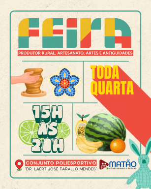 feira do produtor e artesanato