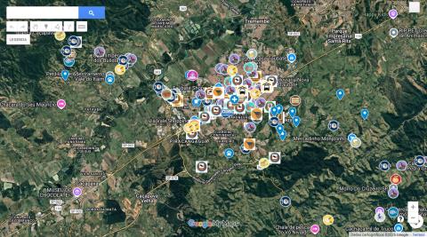Mapa Turistico de TAubate
