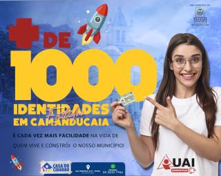 ⭐ MAIS DE 1000 novas identidades já foram emitidas em Camanducaia!