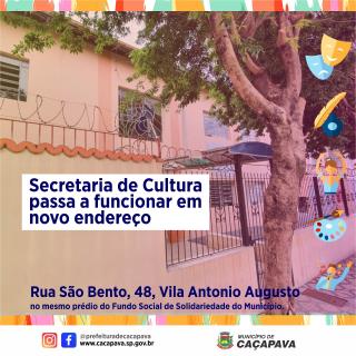 Arte_Secretaria de Cultura_Novo Endereço