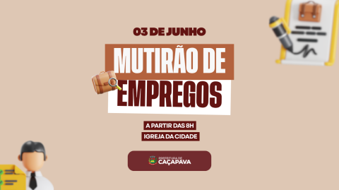 MUTIRÃO DE EMPREGOS