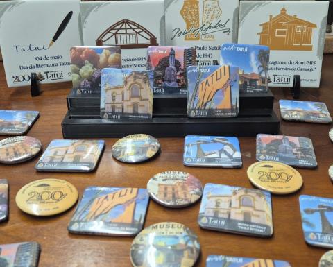 MUSEU HISTÓRICO “PAULO SETÚBAL” LANÇA COLEÇÃO DE ÍMÃS E BOTTONS EDUCATIVOS PARA VALORIZAR O PATRIMÔNIO CULTURAL DE TATUÍ