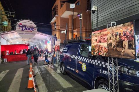 GCM CAPTURA PROCURADO DURANTE A 12ª FEIRA DO DOCE E LOCALIZA VEÍCULOS COM APOIO DA MURALHA DIGITAL E DO RECONHECIMENTO FACIAL