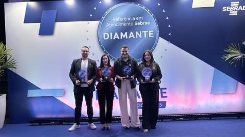 SEBRAE AQUI TATUÍ CONQUISTA SELO DIAMANTE EM PREMIAÇÃO NACIONAL