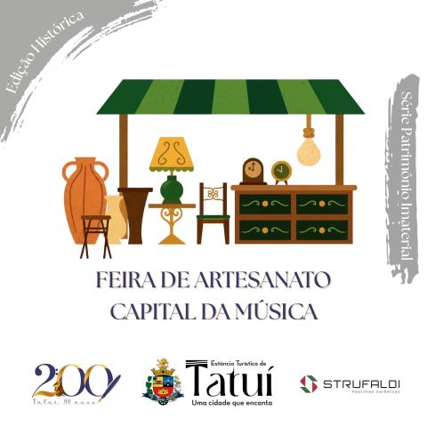 AZULEJOS COMEMORATIVOS DOS 200 ANOS DE TATUÍ GANHAM DESTAQUE NA FEIRA DE ARTESANATO “TATUÍ, CAPITAL DA MÚSICA”
