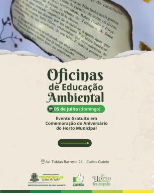 Oficinas de Educação Ambiental no Horto 1