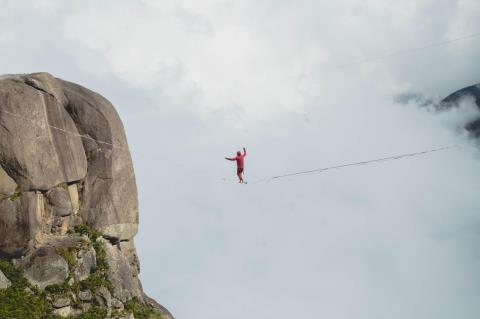 Highline no Pico do Escalavrado 2