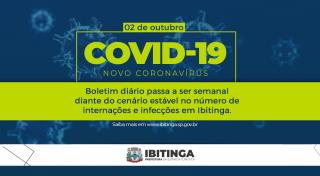 covid19 boletim diário passa a ser semanal