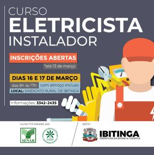 curso eletricista sem logo do sindicato