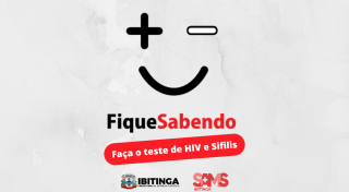 Faça o teste de AIDS e Sifilis