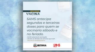 dose antecipada antecipação de novo