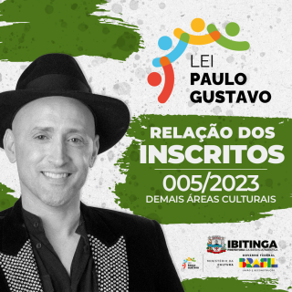 POST - PAULO GUSTAVO - VERDE - RELAÇÃO DOS INSCRITOS