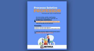 site processo seletivo educação
