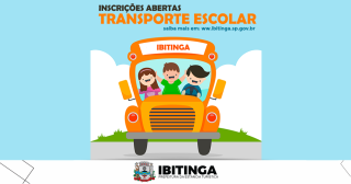 transporte escolar inscrições abertas