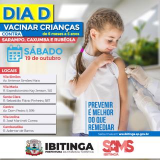 vacina sarampo triplice viral dia d vacinação campanha