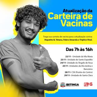 atualização carteira vacinal