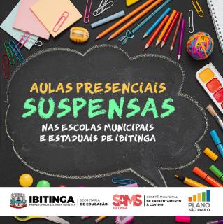 aulas suspensas
