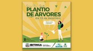 Plantio de árvores dia 05 de dezembro arte site