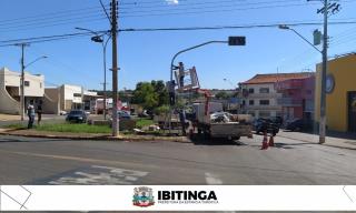 Instalação de semáforos