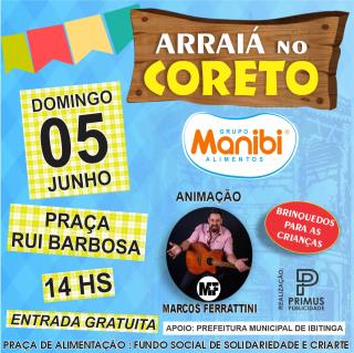 Arraiá no Coreto correta