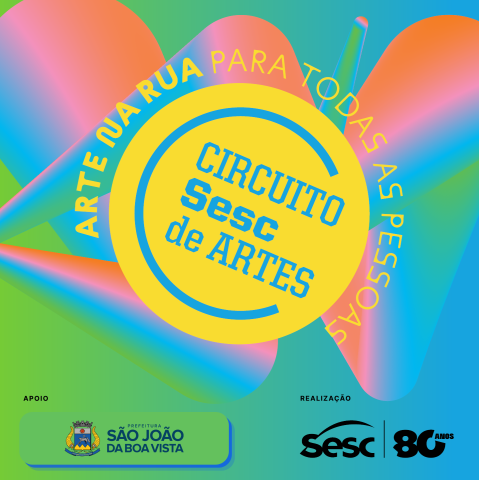 Circuito SESC de Artes acontece no dia 19 de abril com programação gratuita