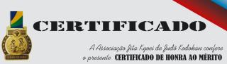 Certificado de honra ao mérito