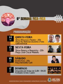 Prefeitura realiza 6ª edição da Semana Municipal da Música Sertaneja "Compadre Fica-Fica"