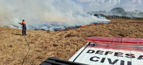 Defesa Civil alerta para aumento do risco de incêndios nos próximos meses