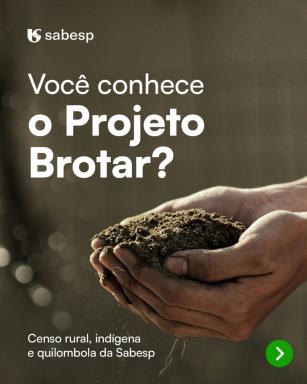 Sabesp realiza censo rural em 371 municípios paulistas